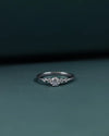 0.42 CT Round Cut Lab-Grown Diamond Three Stone Ring