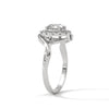 1.35 CT Round Lab-Grown Diamond Halo Twist Ring