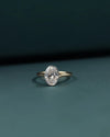 2.11 CT Oval Bezel-Set Lab-Grown Diamond Solitaire Ring