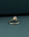 2.11 CT Oval Bezel-Set Lab-Grown Diamond Solitaire Ring