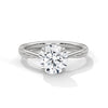 2.00 CT Round Cut Lab-Grown Diamond Solitaire Engagement Ring