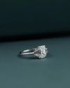 2.44 CTW Radiant Cut Three Stone Lab-Grown Diamond Ring in Gold