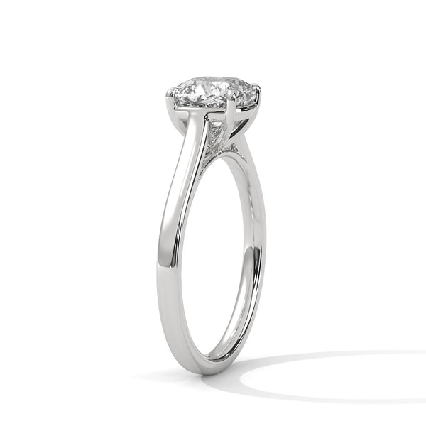2.00 CT Cushion Cut Lab-Grown Diamond Solitaire Engagement Ring