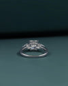 2.81 CTW Three Stone Princess & Pear Cut Lab-Grown Diamond Engagement Ring