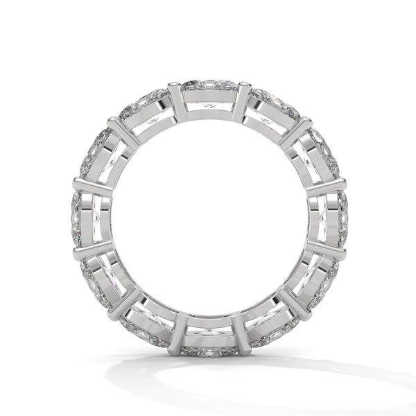 4.35 CT Oval Cut Lab-Grown Diamond Eternity Band