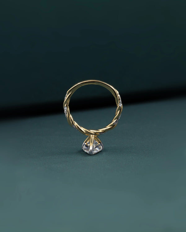 2.15 CT Marquise Solitaire CVD Lab-Grown Diamond Ring