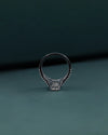 2.34 CT Radiant Cut CVD Lab-Grown Diamond Split Shank Pave Engagement Ring