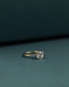 1.57 Carat Pear & Emerald Cut CVD Lab-Grown Diamond Solitaire Ring