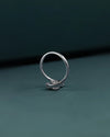1.11 CTW Emerald Cut Lab-Grown Diamond Twist Engagement Ring