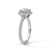 2.61 CT Cushion Cut Lab-Grown Diamond Halo Engagement Ring