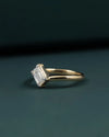 1.10 CT Emerald Cut CVD Lab-Grown Diamond Solitaire Ring