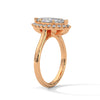 2.36 CT Marquise Cut Lab-Grown Diamond Halo Ring