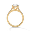 2.22 CT Round Cut Lab-Grown Diamond Pave Engagement Ring