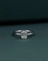 1.21 CT Emerald Cut CVD Lab-Grown Diamond Solitaire Ring