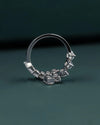 2.25 CTW Emerald & Pear Cut Diamond Open Ring