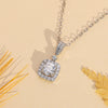 1.68 CT Round Brilliant Halo Lab-Grown Diamond Pendant