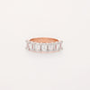 2.17 CT Total Emerald Cut Lab-Grown Diamond Eternity Band Ring