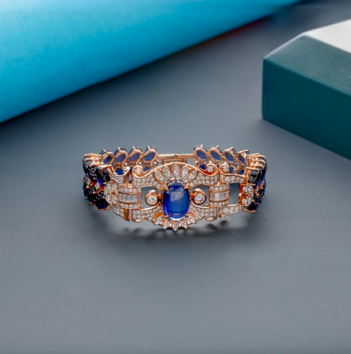 2.66 CT Multi Shape Lab-Grown Diamond Designer Bracelet