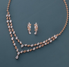10.88 Ct Lab-Grown Diamond Pear & Marquise Layered Designer Necklace