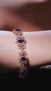 4.31 CT Round & Marquise Lab-Grown Diamond Designer Bracelet