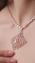 12.74 CT Round & Pear Lab-Grown Diamond Pendant & Earring Set