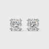 2.50 CT Cushion Cut CVD Lab-Grown Diamond Stud Earrings