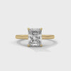 2.00 CT Emerald Cut Lab-Grown Diamond Solitaire Ring
