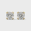 2.50 CT Cushion Cut CVD Lab-Grown Diamond Stud Earrings