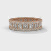 4.04 CT Princess & Round Lab-Grown Diamond Eternity Band Ring