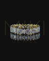 2.20 CT Emerald & Marquise Cut CVD Lab-Grown Diamond Eternity Band Ring