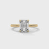 1.75 CT Emerald Cut Lab-Grown Diamond Solitaire Ring