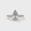 1.80 CT Pear Cut Lab-Grown Diamond Solitaire Engagement Ring